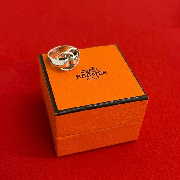 HERMES（エルメス） 極 美品 希少品 保存箱付 ドゥザノー シルバー925