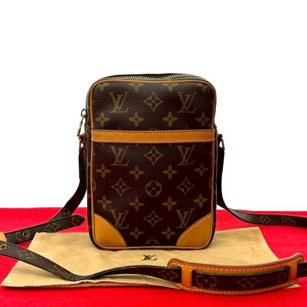 極極美品 LOUIS VUITTON ダヌーブ ミニショル a1147 LOUIS VUITTON（ルイ・ヴィトン） 極 美品 袋付き ダヌーヴ モノグラム
