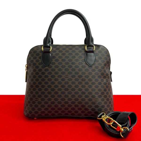 極美品✨セリーヌ　ハンドバッグ　マカダム柄 セリーヌ マカダム柄 ハンドバッグ｜ブランド買取なら「ブランドファン」