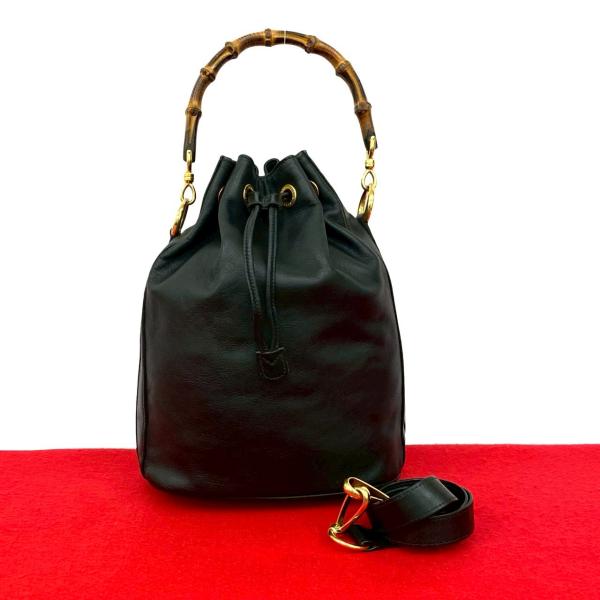 GUCCI（グッチ） 極 美品 オールドグッチ ヴィンテージ バンブー ロゴ