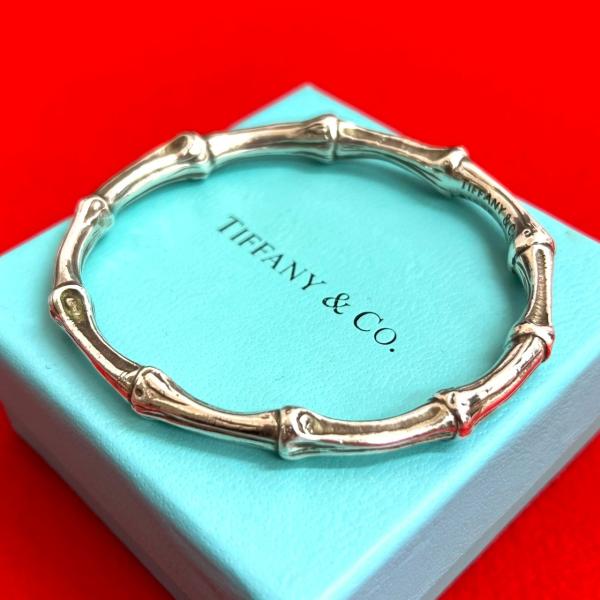 TIFFANY&Co.（ティファニー） 極 美品 希少品 バンブー バングル