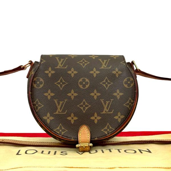 ルイヴィトン ショルダーバッグ サコッシュ モノグラム レザー ブラウン LOUIS VUITTON（ルイ・ヴィトン） 極 美品 袋付き タンブラン
