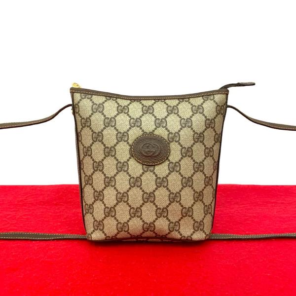 GUCCI GG柄クラッチバッグ 極美品 GUCCI（グッチ） 極 美品 オールドグッチ ヴィンテージ GG ロゴ レザー
