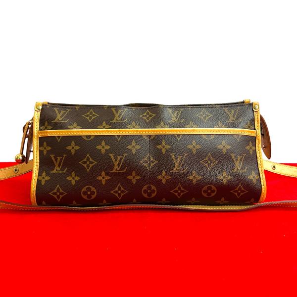 極 美品 LOUIS VUITTON ルイヴィトン ポパンクール ロン モノグラム レザー 本革 ショルダーバッグ ポシェット サコッシュ ブラウン 35245 LOUIS VUITTON（ルイ・ヴィトン） 極 美品 ポパンクール ロン