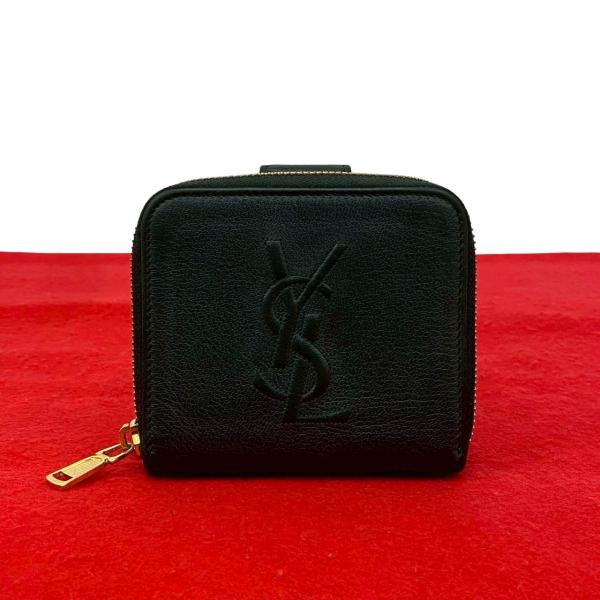 Yves Saint Laurent（イヴ・サンローラン） 極 美品 YSL ロゴ ステッチ