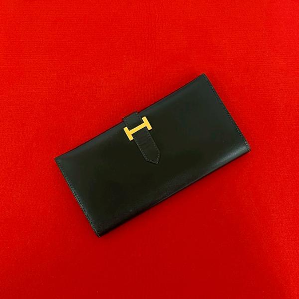 HERMES（エルメス） 極 美品 ○U 刻印 ベアン クラシック ボックス