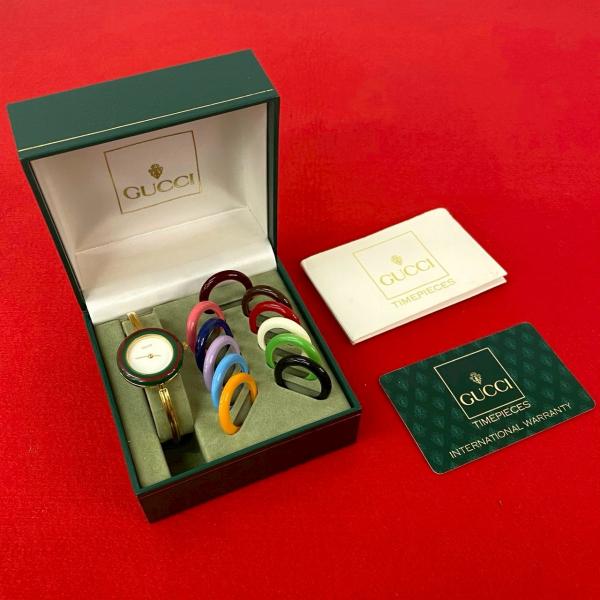 GUCCI（グッチ） 極 美品 稼働品 箱付き ヴィンテージ チェンジベゼル