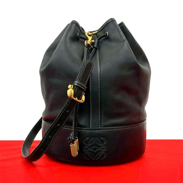 LOEWE ロエベ アナグラム クロスボディ ショルダーバッグ レア 巾着バッグ linkvintage_855i855-38013