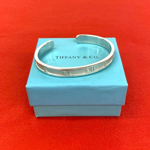 Tiffany & Co. シルバーバングル アトラス TIFFANY&Co.（ティファニー） 極 美品 アトラス バングル シルバー925
