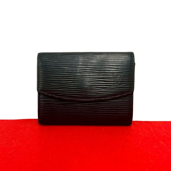 【美品】ヴィトン エピ ポルトモネ サーンプル ケース 財布 黒 LOUIS VUITTON（ルイ・ヴィトン） 極 美品 ポルトモネ サーンプル エピ
