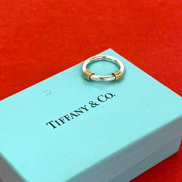 TIFFANY&Co.（ティファニー） 極 美品 バンドウィズ 2ワイヤー リング