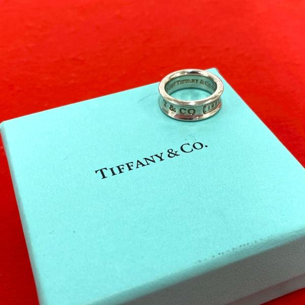 TIFFANY&Co.（ティファニー） 極 美品 箱付き ナロー リング シルバー