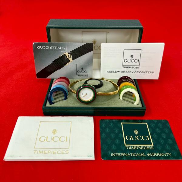 GUCCI（グッチ） 稼働品 極 美品 箱付き ヴィンテージ チェンジベゼル