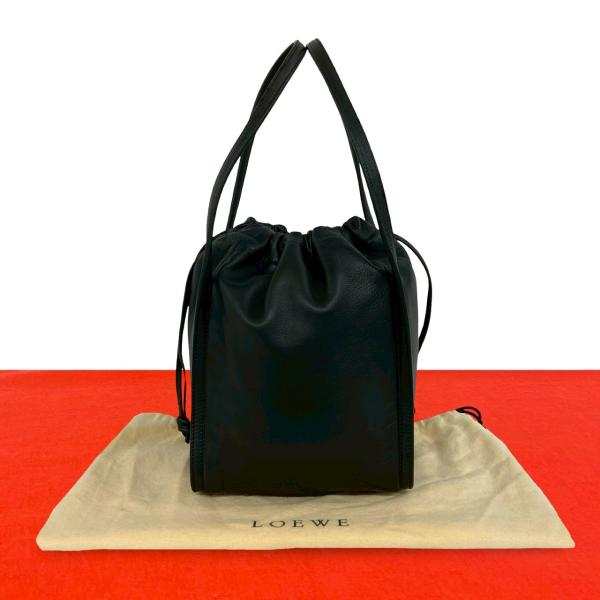 LOEWE（ロエベ） 極 美品 袋付き ヴィンテージ アナグラム ロゴ ナッパ