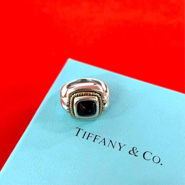 TIFFANY&Co.（ティファニー） 極 美品 ヴィンテージ オニキス リング