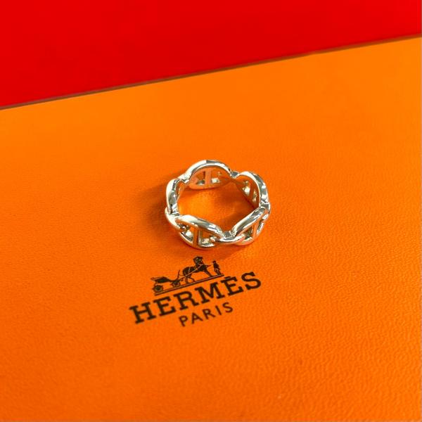 HERMES（エルメス） 極 美品 アンシェネ リング シルバー925 指輪 11号