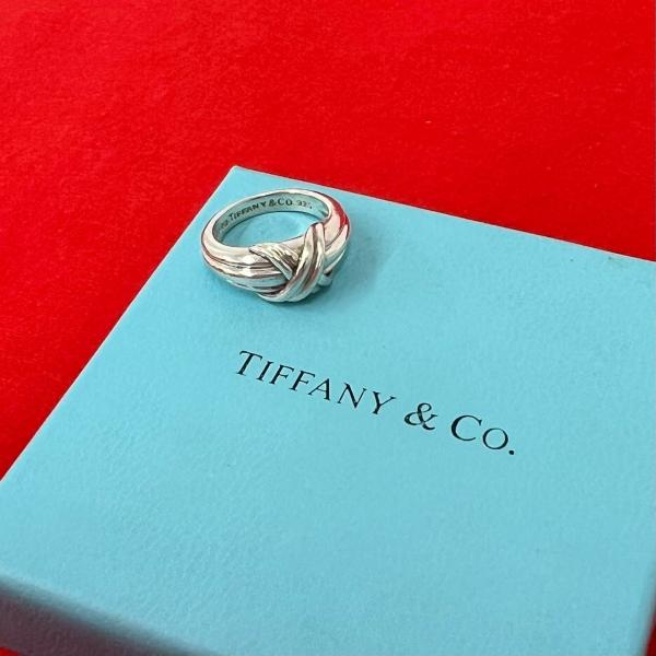TIFFANY&Co.（ティファニー） 極 美品 シグネチャーリング シルバー925