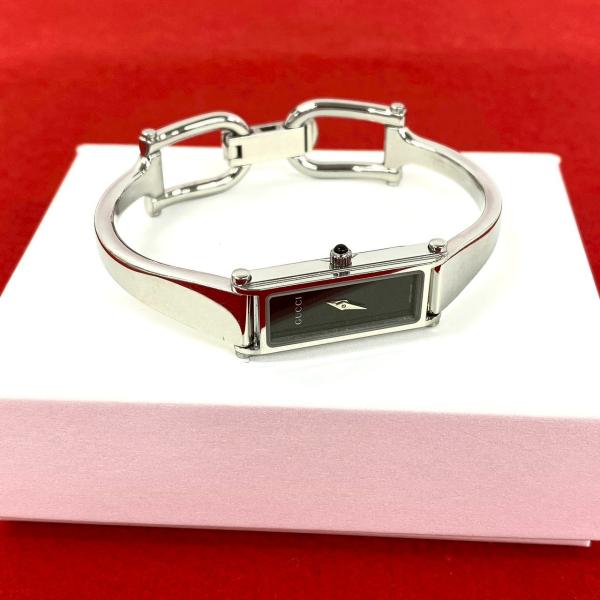 GUCCI（グッチ） 稼働品 極 美品 1500L バングルウォッチ ステンレス