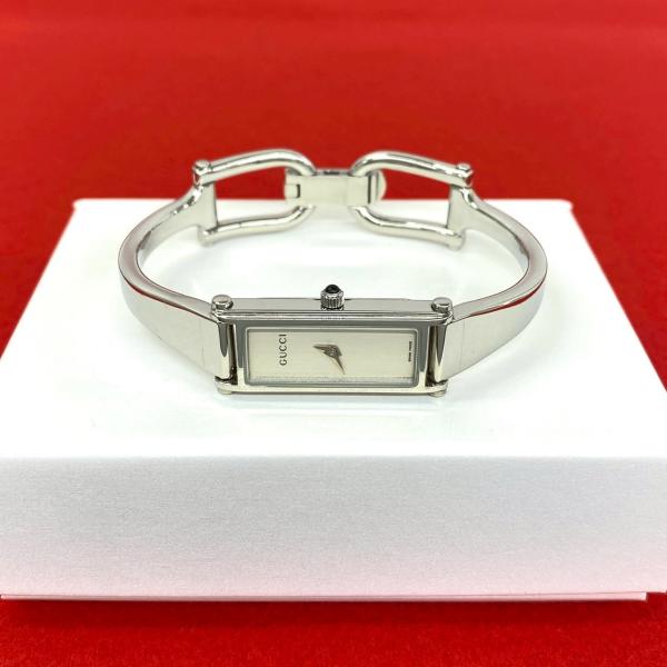 GUCCI バングル腕時計 1500 L GUCCI（グッチ） 稼働品 極 美品 1500L バングルウォッチ ステンレス
