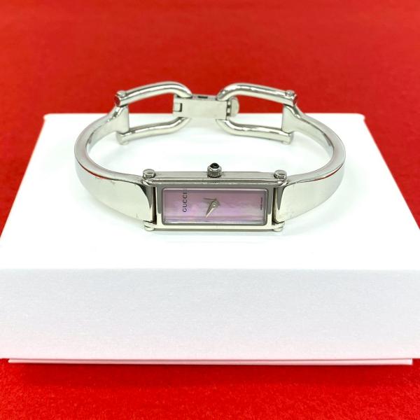 GUCCI（グッチ） 稼働品 極 美品 1500L バングルウォッチ ステンレス