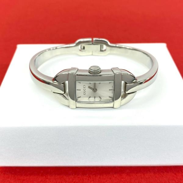 GUCCI（グッチ） 稼働品 極 美品 6800L バングルウォッチ ステンレス