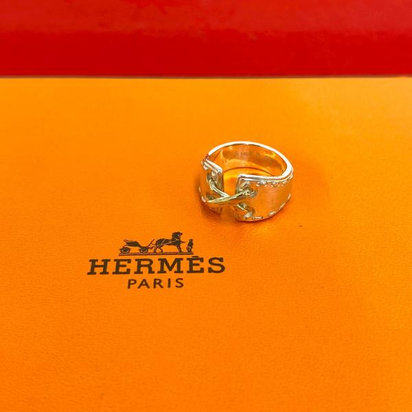 HERMES（エルメス） 極 美品 メキシコ リング シルバー925 K18イエロー