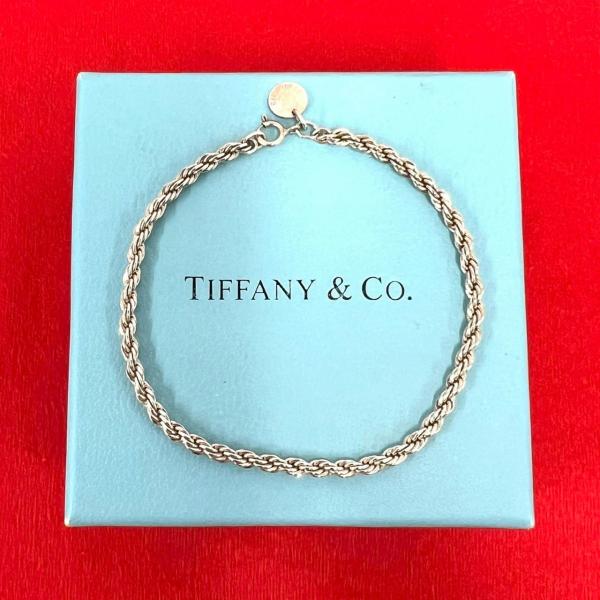 Tiffany 925シルバーブレスレット TIFFANY&Co.（ティファニー） 極 美品 ヴィンテージ ツイストロープ