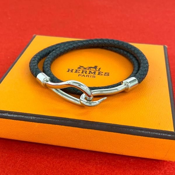 HERMES（エルメス） 極 美品 保存箱付 ジャンボ ブレスレット レザー