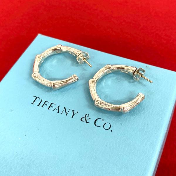 TIFFANY&Co.（ティファニー） 極 美品 ヴィンテージ バンブー ピアス