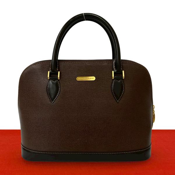 BURBERRY（バーバリー） 極 美品 ノバチェック 柄 ロゴ プレート 金具