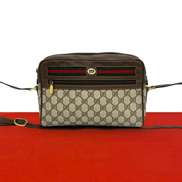 GUCCI（グッチ） 極 美品 オールドグッチ シェリーライン GG ロゴ 柄