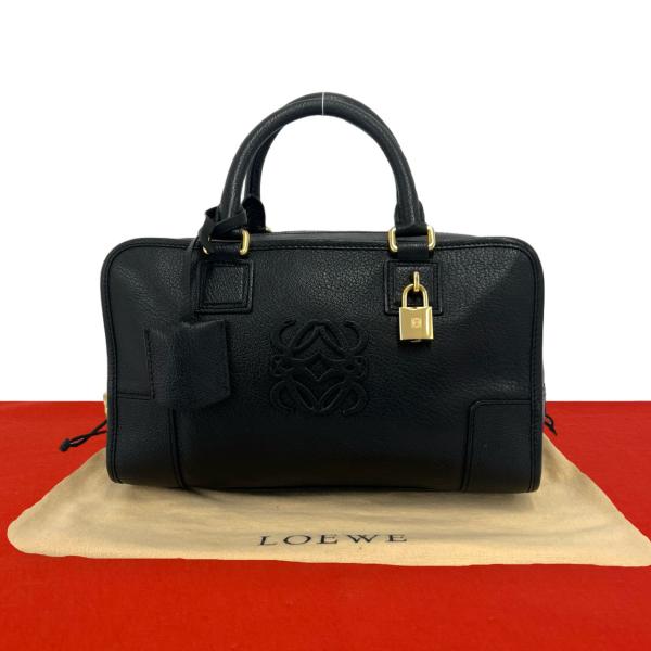 【極美品】LOEWE ロエべ　アマソナ 28 ハンドバッグ トート LOEWE（ロエベ） 極 美品 袋 鍵付き アマソナ 28 アナグラム ロゴ