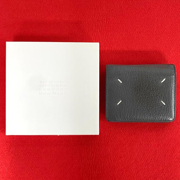 【美品】近年モデル　マルジェラ 4ステッチ 二つ折り財布 Maison Margiela【メゾン マルジェラ 】 Bi fold wallet 4