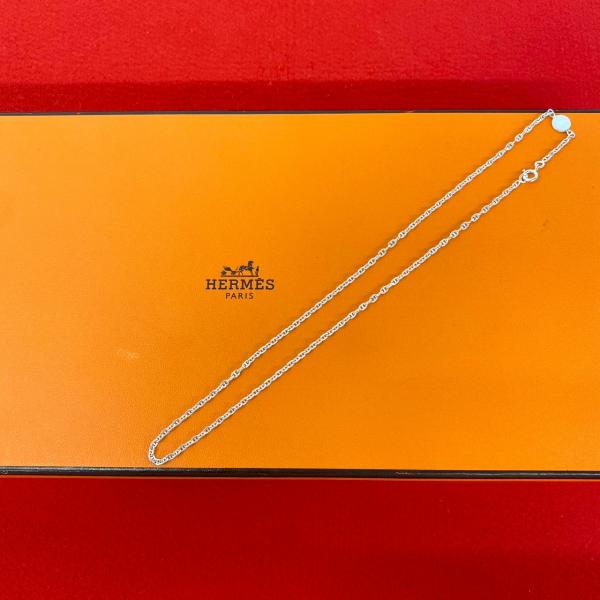 HERMES（エルメス） 極 美品 シェーヌダンクル セリエ ネックレス ロゴ