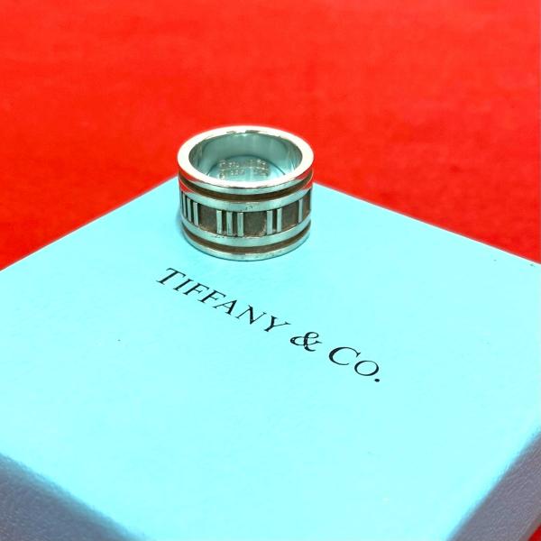 【極美品】TIFFANY リング 指輪 アトラス シルバー ナロー 希少 10号 TIFFANY&Co.（ティファニー） 極 美品 アトラス シルバー925 リング