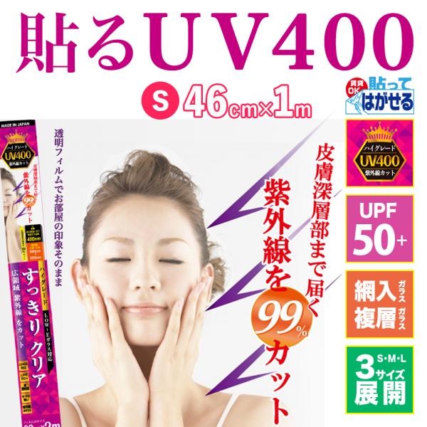 UV400 UVカットフィルム 紫外線カット 紫外線対策 シート 透明 すっきり クリア S :DUV01S:プチリフォーム商店街 - 通販 -  Yahoo!ショッピング