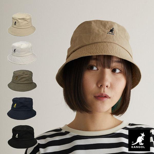 KANGOL カンゴール バケットハット 帽子 ウォッシュド バケハ 黒 KANGOL カンゴール バケットハット 帽子 ウォッシュド バケハ 黒