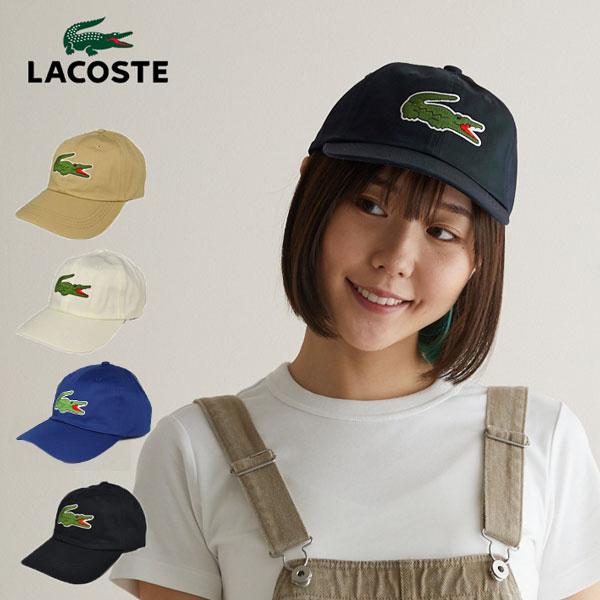 LACOSTE（ラコステ） ビッグ ワニ ロゴ キャップ L1231 メンズ