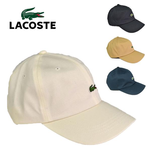LACOSTE（ラコステ） ワンポイント ワニ ロゴ キャップ L1279 LACOSTE