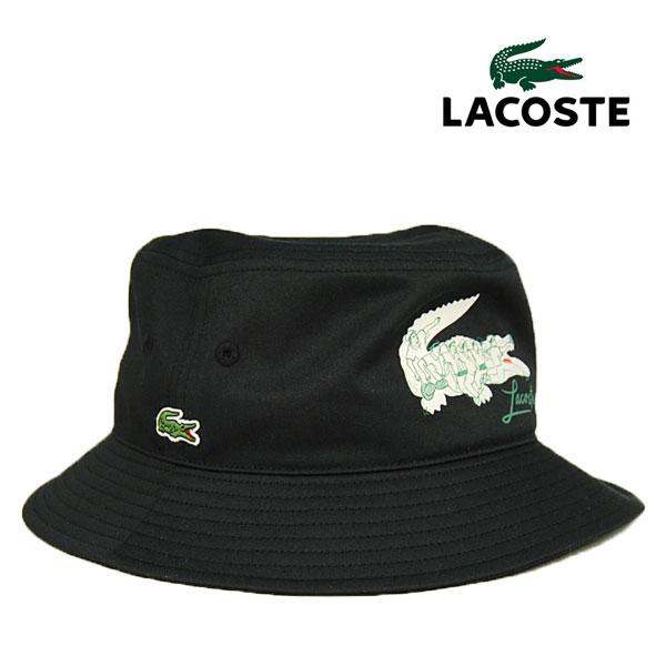 LACOSTE ラコステ クロコダイル プリント バケットハット バケハ