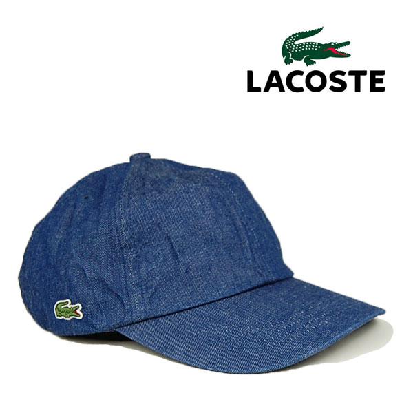 ラコステ デニムキャップ ブルー L7148 メンズ レディースLACOSTE LACOSTE（ラコステ） デニムキャップ ブルー L7148 メンズ レディース