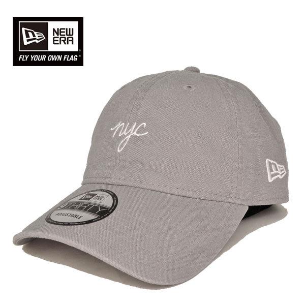 9thirty ニューエラ キャップ Nyc Script グレー Newera メンズ レディース 野球帽 帽子 N 帽子専門店 Lion Do ライオンドウ 通販 Yahoo ショッピング