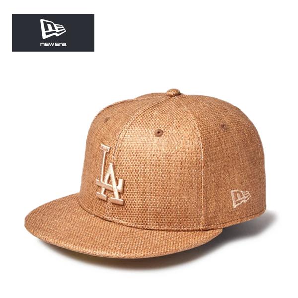 59FIFTY ニューエラ キャップ 麦わら風 ペーパー ロサンゼルス