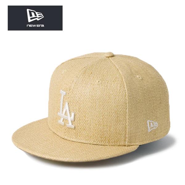 59FIFTY ニューエラ 麦わら風 キャップ ロサンゼルス・ドジャース