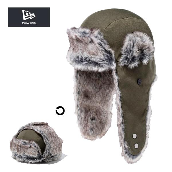 NEW ERA（ニューエラ） トラッパー フライトキャップ 耳当て付き帽子