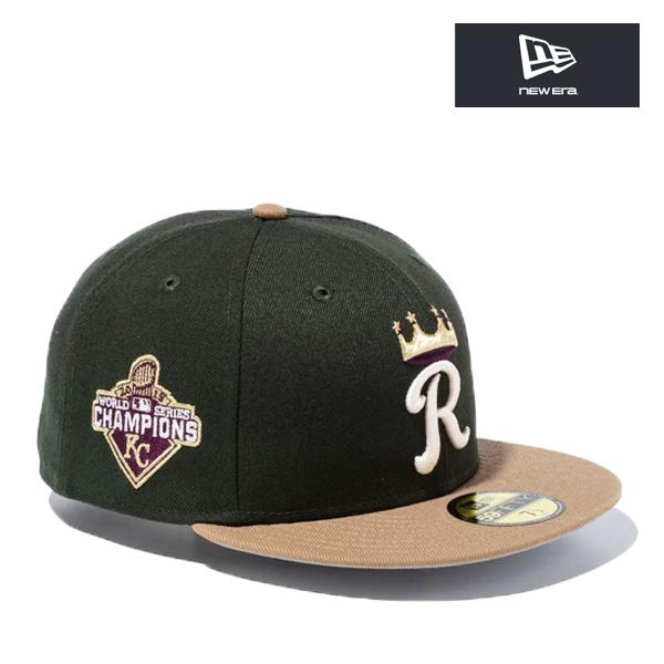 S new era old カンザスシティロイヤルズ　ベースボール 59FIFTY ニューエラ キャップ カンザスシティ・ロイヤルズ Happy