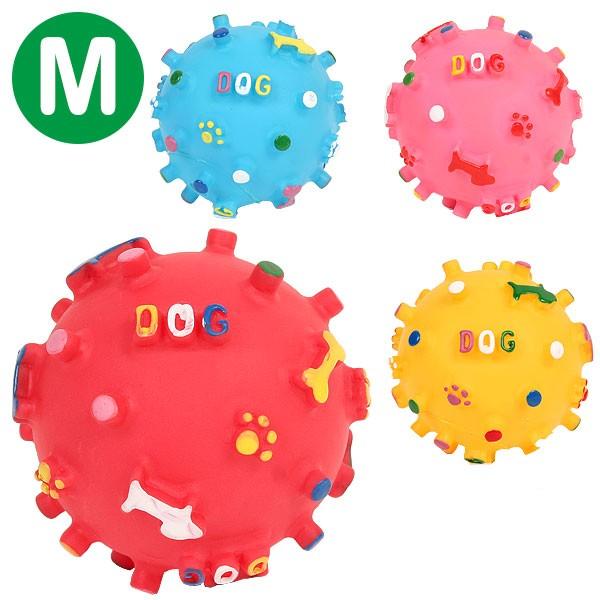 ・デコボコ突起の刺激がワンちゃんには気持ち良く、噛みやすい形状です。押すと「プープー」鳴ります♪・カラー＆サイズもいろいろあって楽しい♪■サイズ：φ95mm　　■関連キーワードプープードッグボール　DOG　Ｍサイズ フェレット ペット おも...