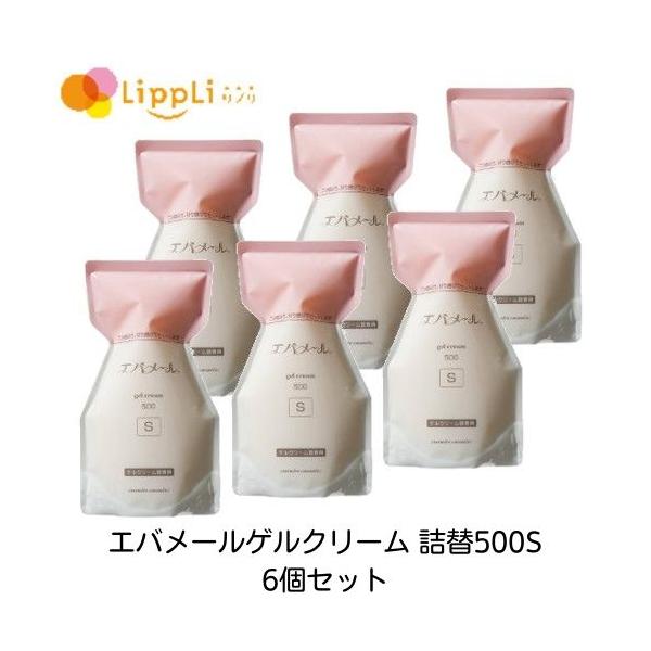 エバメールゲルクリーム 詰替500S 6個セット