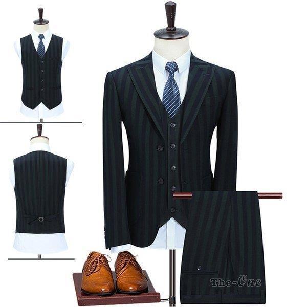古典 メンズスーツ スリムスーツ カジュアルスーツ 3ピーススーツ メンズスーツ スリムスーツ カジュアルスーツ 3ピーススーツ ストライプ柄 紳士服 2つボタン 結婚式 就活 卒業式 ビジネススーツ