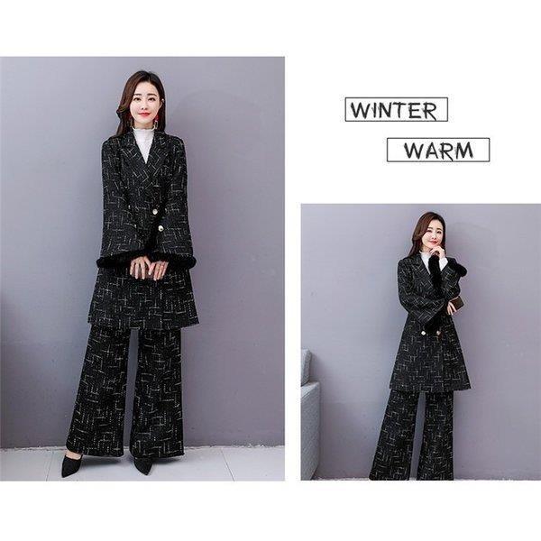 セットアップ ワイドパンツ レディース 秋冬 ロングコート ファー チェスターコート ウール混 ガウチョパンツ フォーマル 入学式 卒業式 上品 セレモニー 40代 Xrx Liptonツェルマ 通販 Yahoo ショッピング